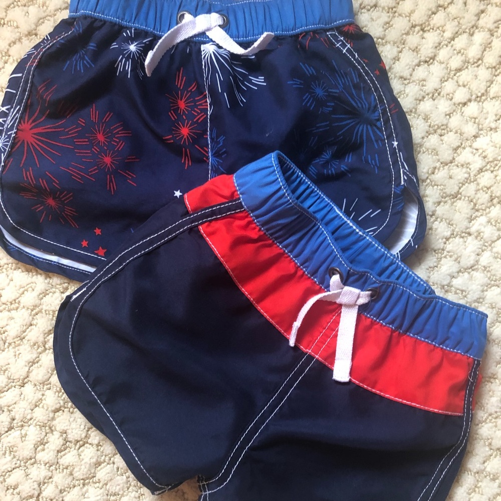 Hanna Anderson 2 Baby bathing suits, size 70cm